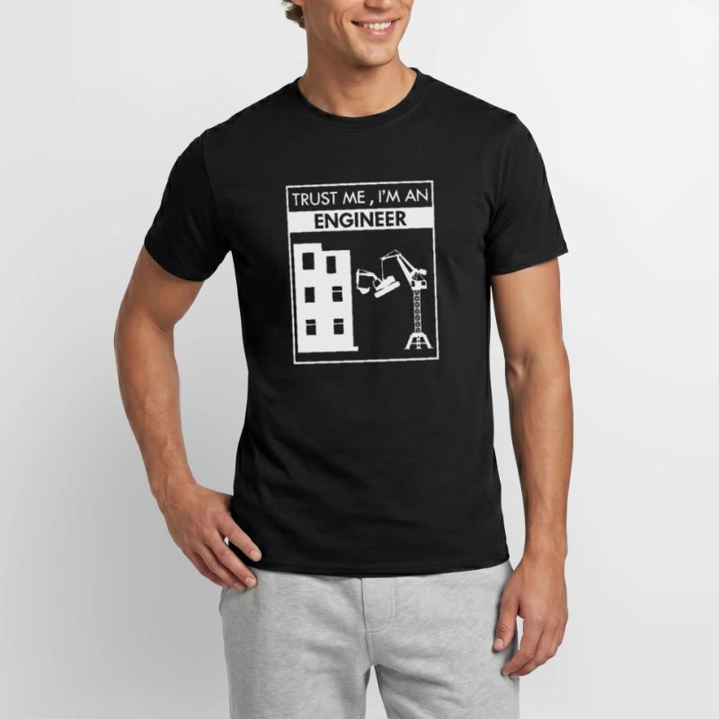 Engineer Mechanical Engineering student studying Men’s T-shirt