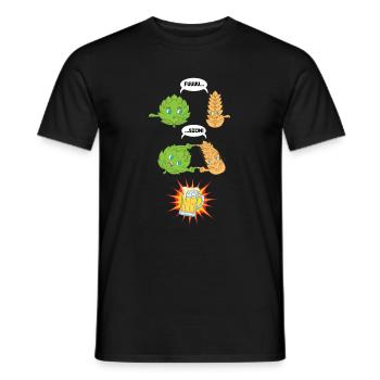 Fêter la bière Fusion Party - T-shirt homme - noir - Devant - AI Model Male 178 light (178cm)