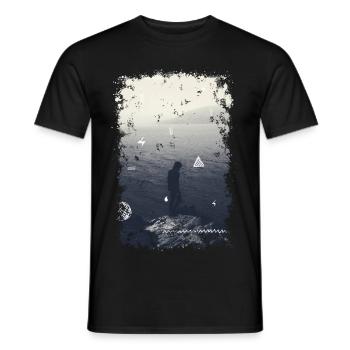 Océan - T-shirt homme - noir - Devant - AI Model Male 178 light (178cm)
