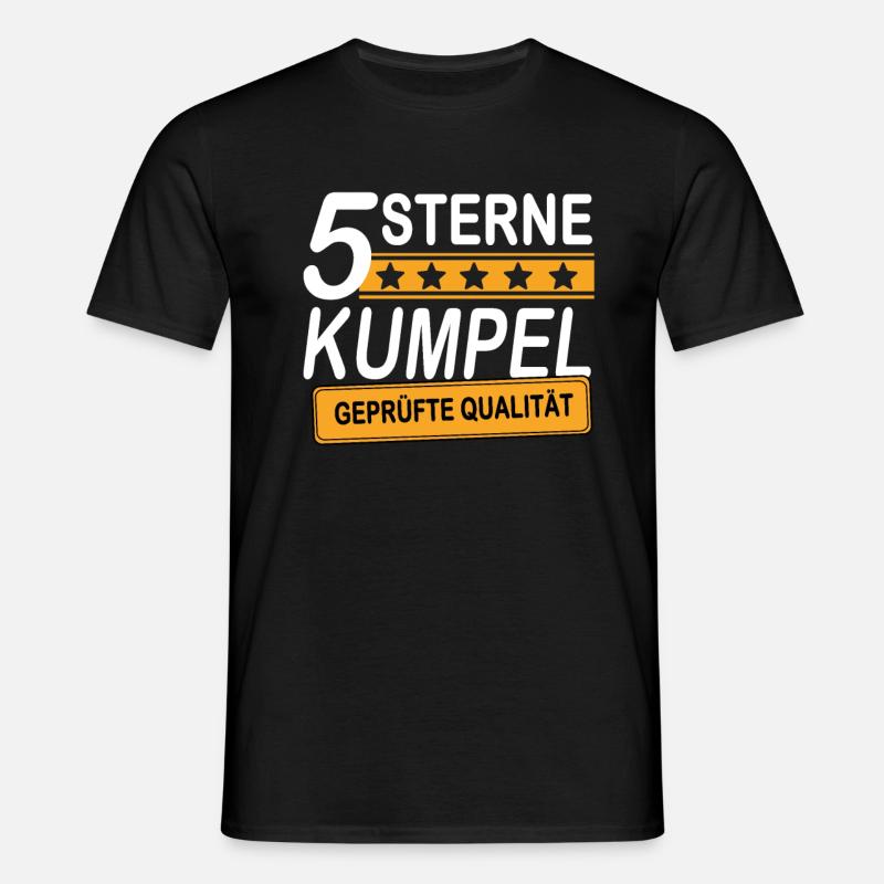 Bester Kumpel beste Freunde - Männer T-Shirt - Schwarz