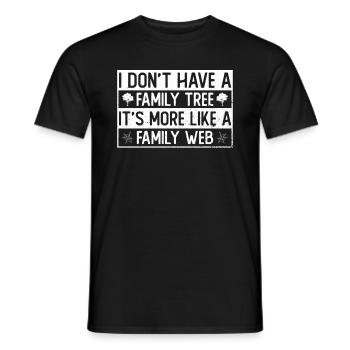 Genealogist Genealogist Family Tree Genealogist - Men's T-Shirt - black - Front - AI Model Male 178 light (178cm)