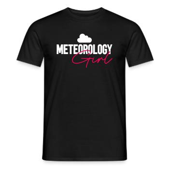 Meteorologe Wetter Klima Wettervorhersage - Männer T-Shirt - Schwarz - Vorne - AI Model Male 178 light (178cm)