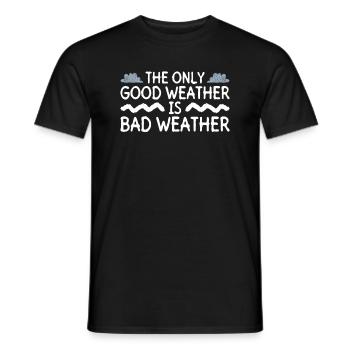 Meteorologe Wetter Klima Wettervorhersage - Männer T-Shirt - Schwarz - Vorne - AI Model Male 178 light (178cm)