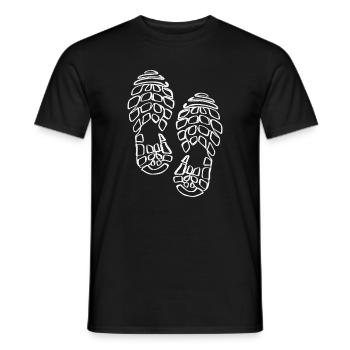 Marathon Runner Marathon Training Jogging Running - Men's T-Shirt - black - Front - AI Model Male 178 light (178cm)