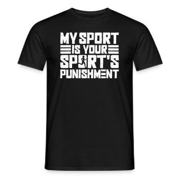 Marathon Runner Marathon Training Jogging Running - Men's T-Shirt - black - Front - AI Model Male 178 light (178cm)