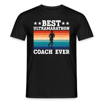 Bester Ultramarathon-Trainer aller Zeiten - Männer T-Shirt - Schwarz - Vorne - AI Model Male 178 light (178cm)