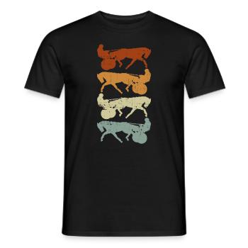 Courses de chevaux Trotting Horse Trotter Pacer - T-shirt homme - noir - Devant - AI Model Male 178 light (178cm)