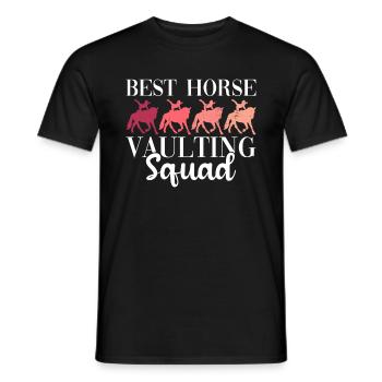 Meilleure équipe de voltige - voltige à cheval - T-shirt homme - noir - Devant - AI Model Male 178 light (178cm)