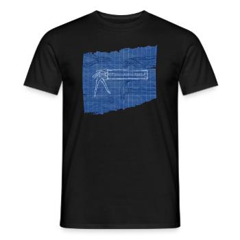 Zerspanungsmechaniker CNC Maschine Maschinenführer - Männer T-Shirt - Schwarz - Vorne - AI Model Male 178 light (178cm)