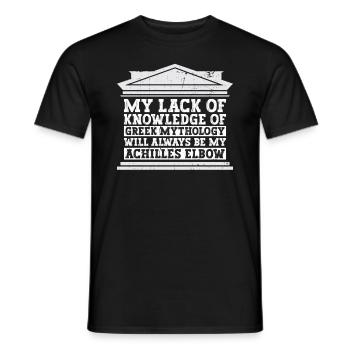 Griechische Mythologie Antik Griechischer Gott - Männer T-Shirt - Schwarz - Vorne - AI Model Male 178 light (178cm)