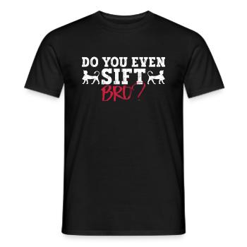 Egyptian Mythology Ancient Egypt Pyramids - Men's T-Shirt - black - Front - AI Model Male 178 light (178cm)