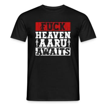 Fuck Heaven Aaru vous attend - Mythologie égyptienne - T-shirt homme - noir - Devant - AI Model Male 178 light (178cm)