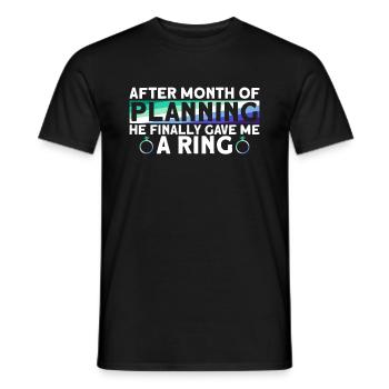 Gay Groom Gay Wedding Gay - Men's T-Shirt - black - Front - AI Model Male 178 light (178cm)