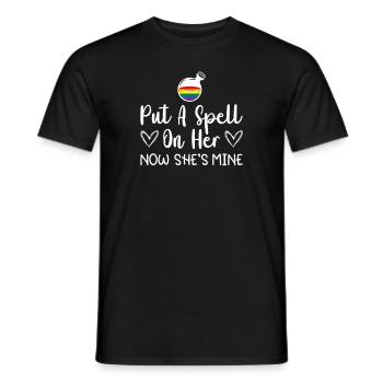 Lesbian Wedding Lesbian Gay Transsexual - Men's T-Shirt - black - Front - AI Model Male 178 light (178cm)
