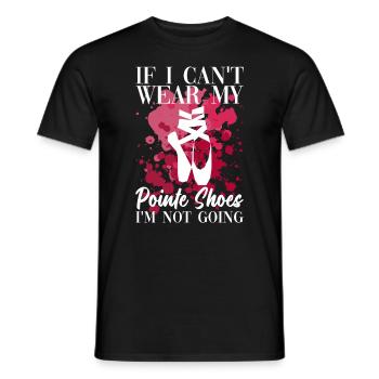 Danseuse de ballet Danseuse de ballet Ballerine Spruch - T-shirt homme - noir - Devant - AI Model Male 178 light (178cm)