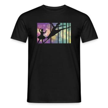 Ballet Dancer Ballerina Dancing Ballet Mama - Men's T-Shirt - black - Front - AI Model Male 178 light (178cm)