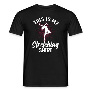 Chemise extensible - Ballet Dancer Ballet - T-shirt homme - noir - Devant - AI Model Male 178 light (178cm)
