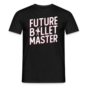 Futur maître de ballet - ballet danseur - T-shirt homme - noir - Devant - AI Model Male 178 light (178cm)