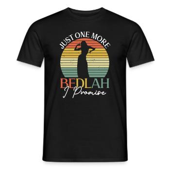 Bedlah Danse du ventre Danseuse du ventre Danseuse - T-shirt homme - noir - Devant - AI Model Male 178 light (178cm)
