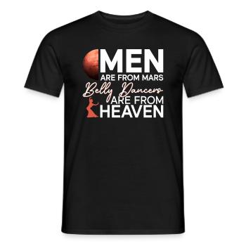 Danse du ventre Danseuse du ventre Danse Danseur Cadeau - T-shirt homme - noir - Devant - AI Model Male 178 light (178cm)