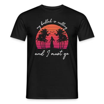 Danse du ventre Danseur du ventre Bedlah Dancer Cadeau - T-shirt homme - noir - Devant - AI Model Male 178 light (178cm)