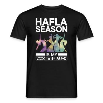 Hafla Saison Danseuse du ventre Danseuse du ventre Danseuse - T-shirt homme - noir - Devant - AI Model Male 178 light (178cm)
