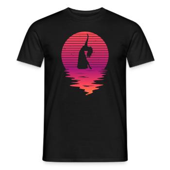 Danse du ventre Danseuse du ventre Danse Danseur Cadeau - T-shirt homme - noir - Devant - AI Model Male 178 light (178cm)