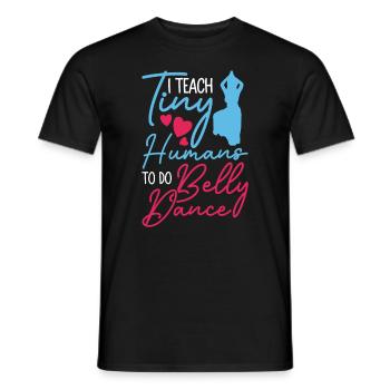 Danse du ventre Danseuse du ventre Professeur Danseur Cadeau - T-shirt homme - noir - Devant - AI Model Male 178 light (178cm)