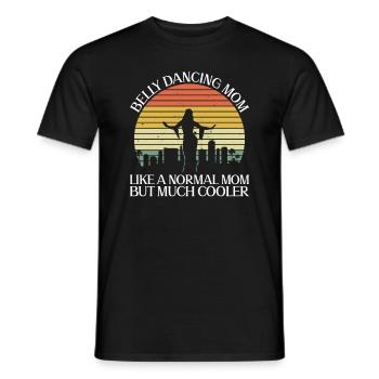 Danse du ventre Danseuse du ventre Maman Danseuse Cadeau - T-shirt homme - noir - Devant - AI Model Male 178 light (178cm)
