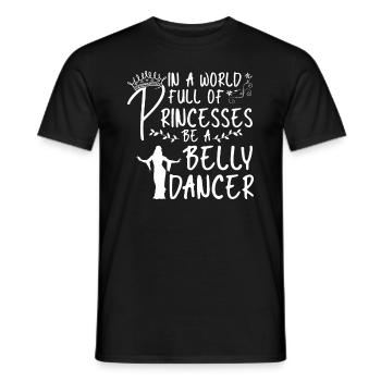 Danse du ventre Danseuse du ventre Danse Danseur Cadeau - T-shirt homme - noir - Devant - AI Model Male 178 light (178cm)