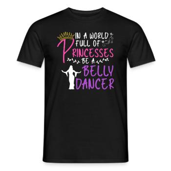 Danse du ventre Danseuse du ventre Danse Danseur Cadeau - T-shirt homme - noir - Devant - AI Model Male 178 light (178cm)