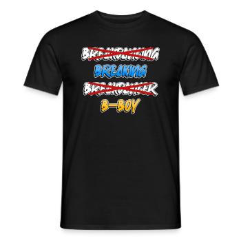 Breakdancing Breakdancer Break Dance Hip Hop - Männer T-Shirt - Schwarz - Vorne - AI Model Male 178 light (178cm)