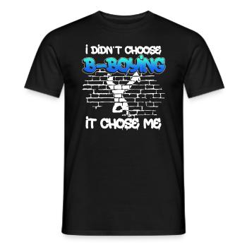 Breakdance BBoy Breakdancer Break Dance Hip Hop - T-shirt homme - noir - Devant - AI Model Male 178 light (178cm)