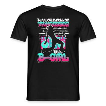 Breakdance BBoy Breakdancer Break Dance Hip Hop - T-shirt homme - noir - Devant - AI Model Male 178 light (178cm)