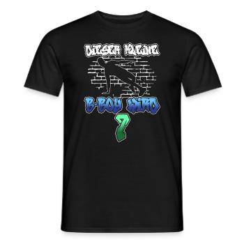 Dieser Kleine B-Boy Wird 7 - Breakdance - Männer T-Shirt - Schwarz - Vorne - AI Model Male 178 light (178cm)