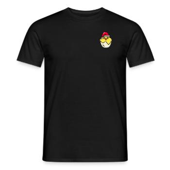 Chicks Pixélisé Noël - Drôle de Noël de Chick - T-shirt homme - noir - Devant - AI Model Male 178 light (178cm)