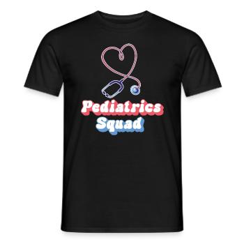 Enfants Infirmière Pédiatrie infantile - T-shirt homme - noir - Devant - AI Model Male 178 light (178cm)
