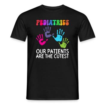 Kinder Krankenschwester Säugling Pädiatrie - Männer T-Shirt - Schwarz - Vorne - AI Model Male 178 light (178cm)