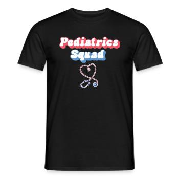 Enfants Infirmière Pédiatrie infantile - T-shirt homme - noir - Devant - AI Model Male 178 light (178cm)