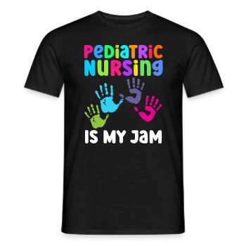 Kinder Krankenschwester Säugling Pädiatrie - Männer T-Shirt - Schwarz - Vorne - AI Model Male 178 light (178cm)
