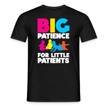 Enfants Infirmière Pédiatrie infantile - T-shirt homme - noir - Devant - AI Model Male 178 light (178cm)