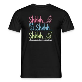 Neugeborenen Fotograf Baby Fotografie Spruch - Männer T-Shirt - Schwarz - Vorne - AI Model Male 178 light (178cm)