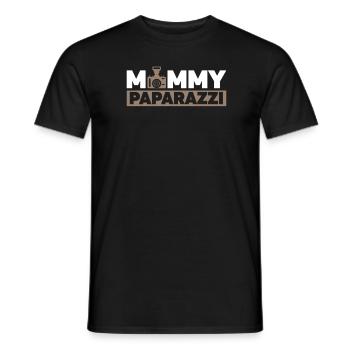 Grossesse Photographie Photographe Enceinte - T-shirt homme - noir - Devant - AI Model Male 178 light (178cm)