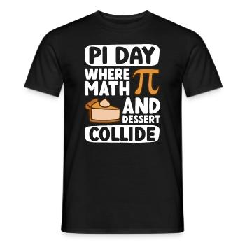 Lustiger Mathelehrer zum Pi Day Mathe Geek - Männer T-Shirt - Schwarz - Vorne - AI Model Male 178 light (178cm)