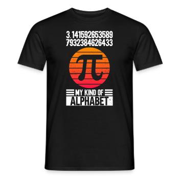 Lustiger Mathelehrer zum Pi Day Mathe Geek - Männer T-Shirt - Schwarz - Vorne - AI Model Male 178 light (178cm)