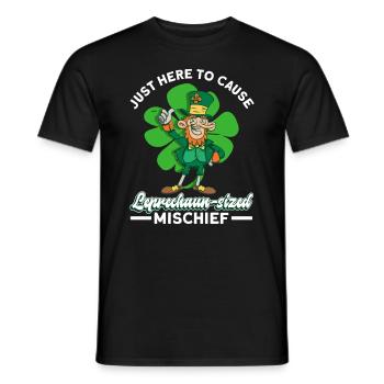 Irland Irisch Kobold St Patricks Day Lustig - Männer T-Shirt - Schwarz - Vorne - AI Model Male 178 light (178cm)