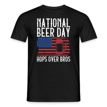 Bier Tag Tag des Bieres Bierliebhaber Biertrinker - Männer T-Shirt - Schwarz - Vorne - AI Model Male 178 light (178cm)