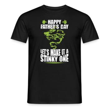 Alles Gute zum Vatertag - Vatertag Furz - Stinkend - Männer T-Shirt - Schwarz - Vorne - AI Model Male 178 light (178cm)