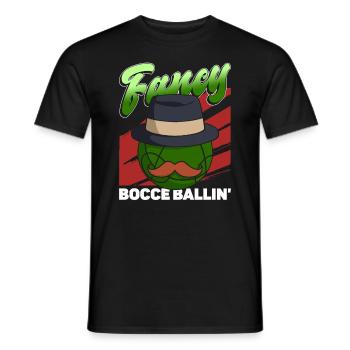 Fancy Boccia Ballin' - Boccia Ball - Männer T-Shirt - Schwarz - Vorne - AI Model Male 178 light (178cm)