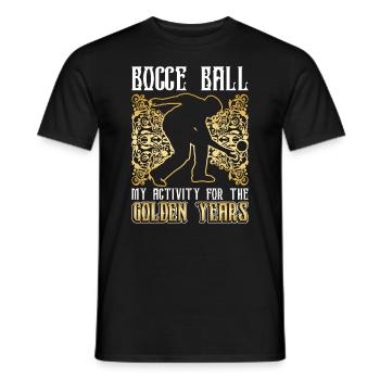 Boccia Ball Spieler Bocce Ball Ruhestand - Männer T-Shirt - Schwarz - Vorne - AI Model Male 178 light (178cm)
